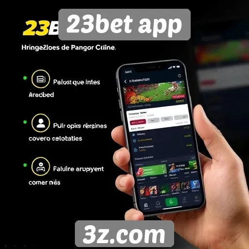Análise das funcionalidades do 23bet app