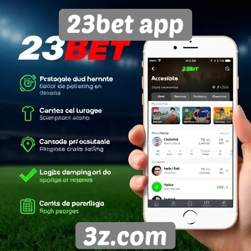 Funcionalidades principais do site 23bet app